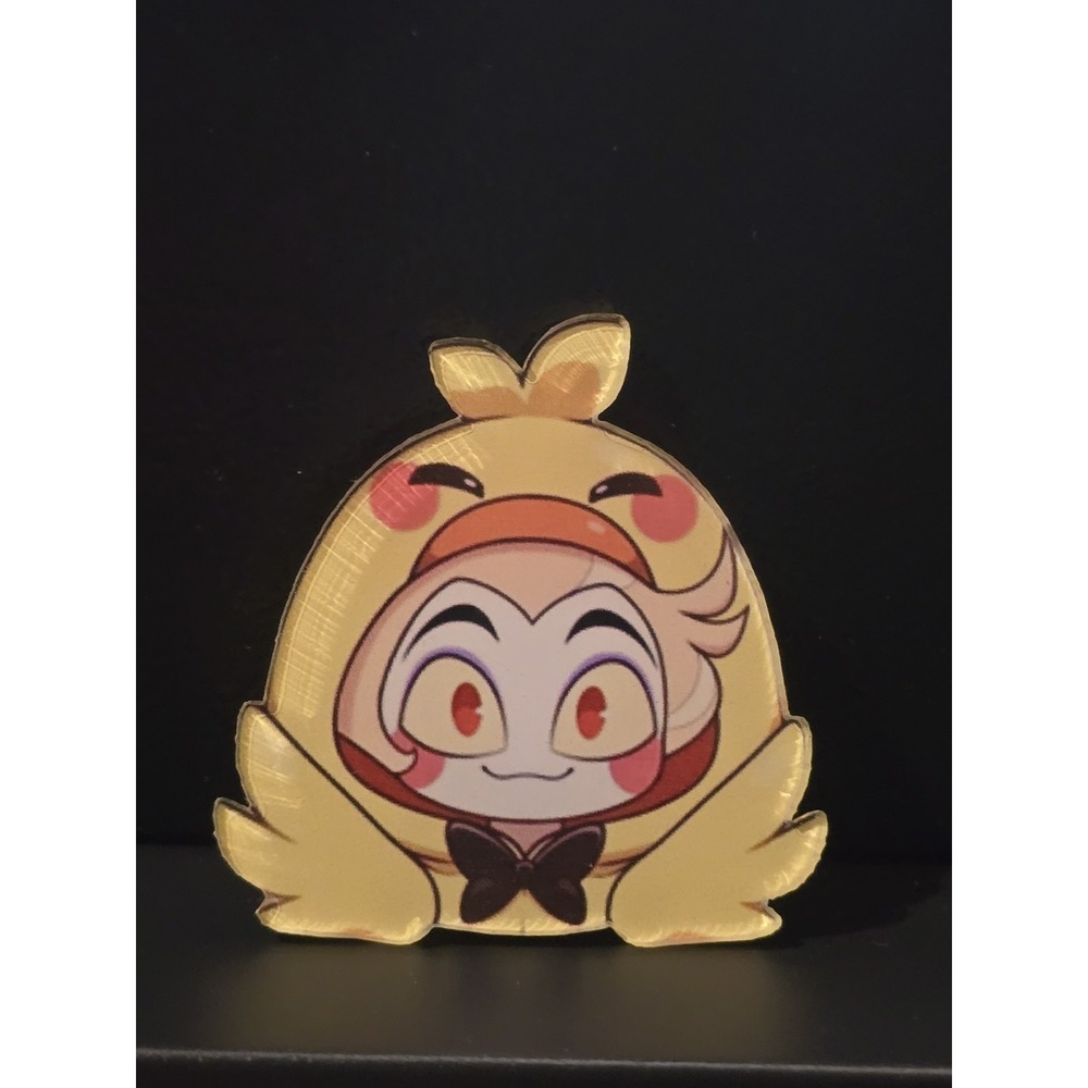 Hazbin Hotel Lucifer Phone Support Stand Phone Pop Holder Adhesive Grip